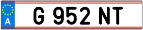 Truck License Plate